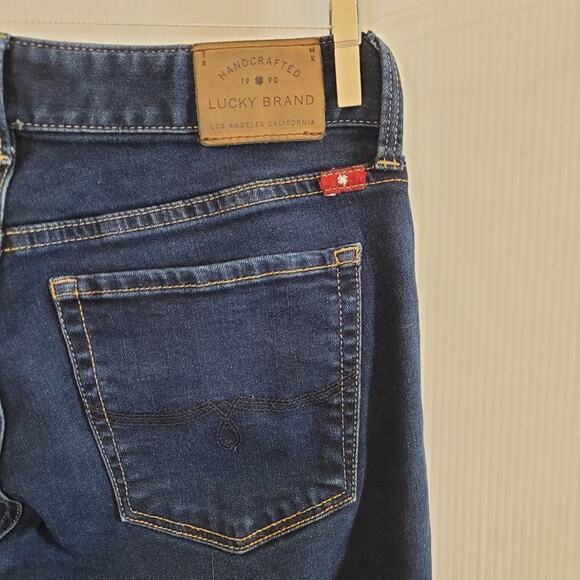 Lucky Brand Leyla Boot Dark Wash Blue Jean 2/26 - Picture 5 of 7